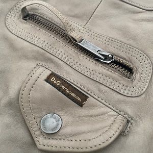 Used Dolce and Gabbana leather pants... sz 34